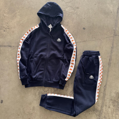 Tuta Kappa Zamin Cotone Blu/Bianco
