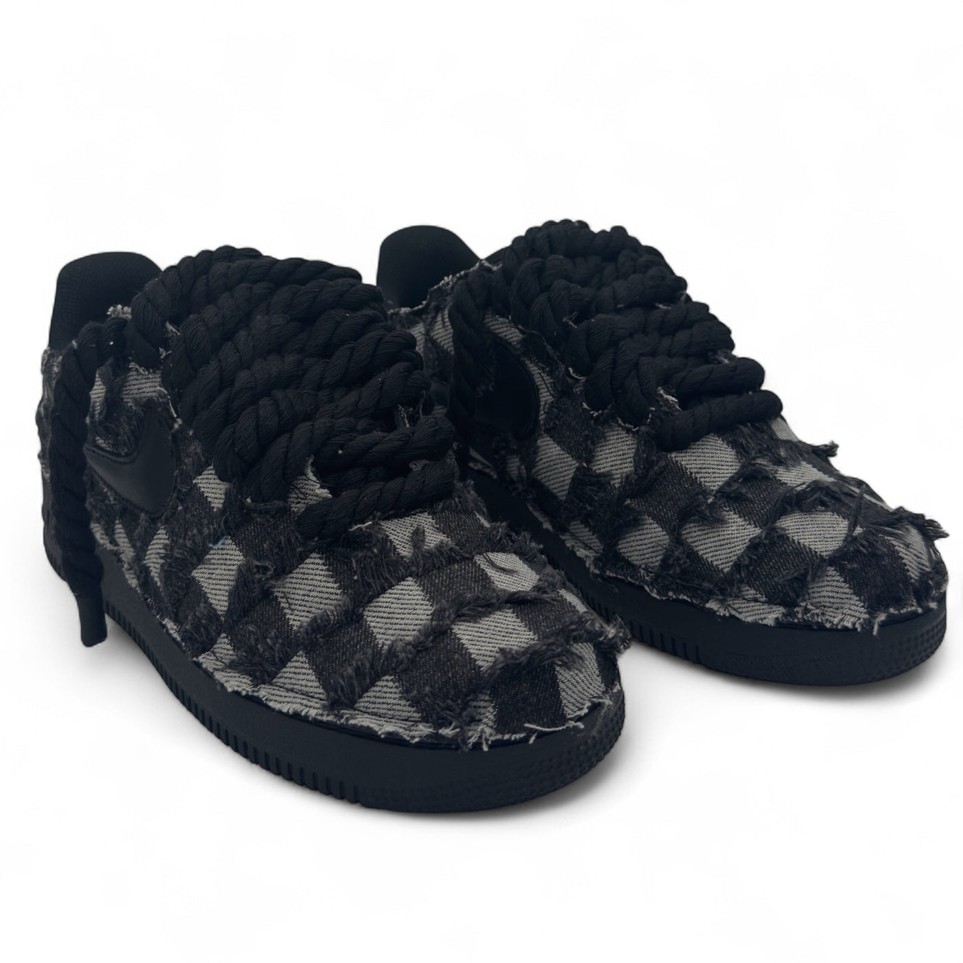 Air Force 1 '07 Low Nero Denim Jacquard
