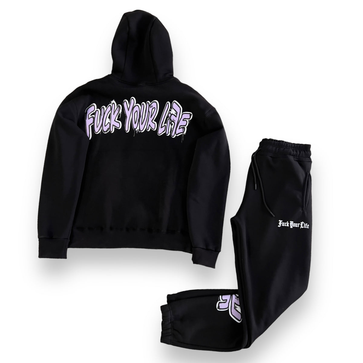 Tuta FuckYourLife Nero/Viola