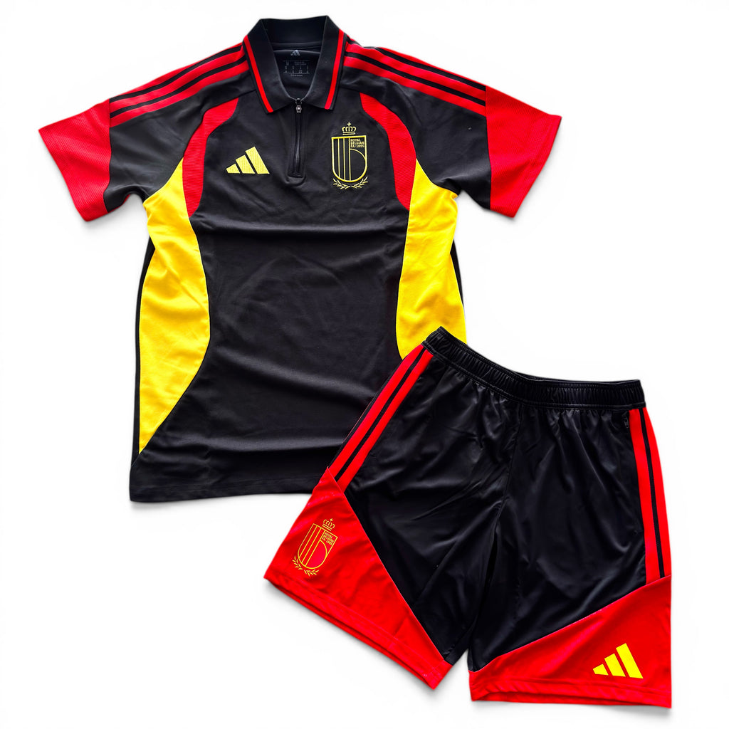Outfit Adidas Belgio Nero con Zip