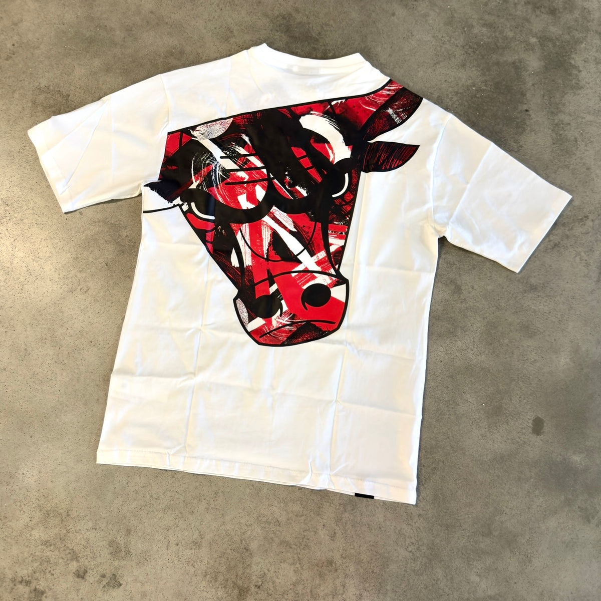 T-Shirt New Era Chicago Bulls Bianco