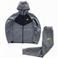 Tuta Nike Tech Felpata Grigio Fumo