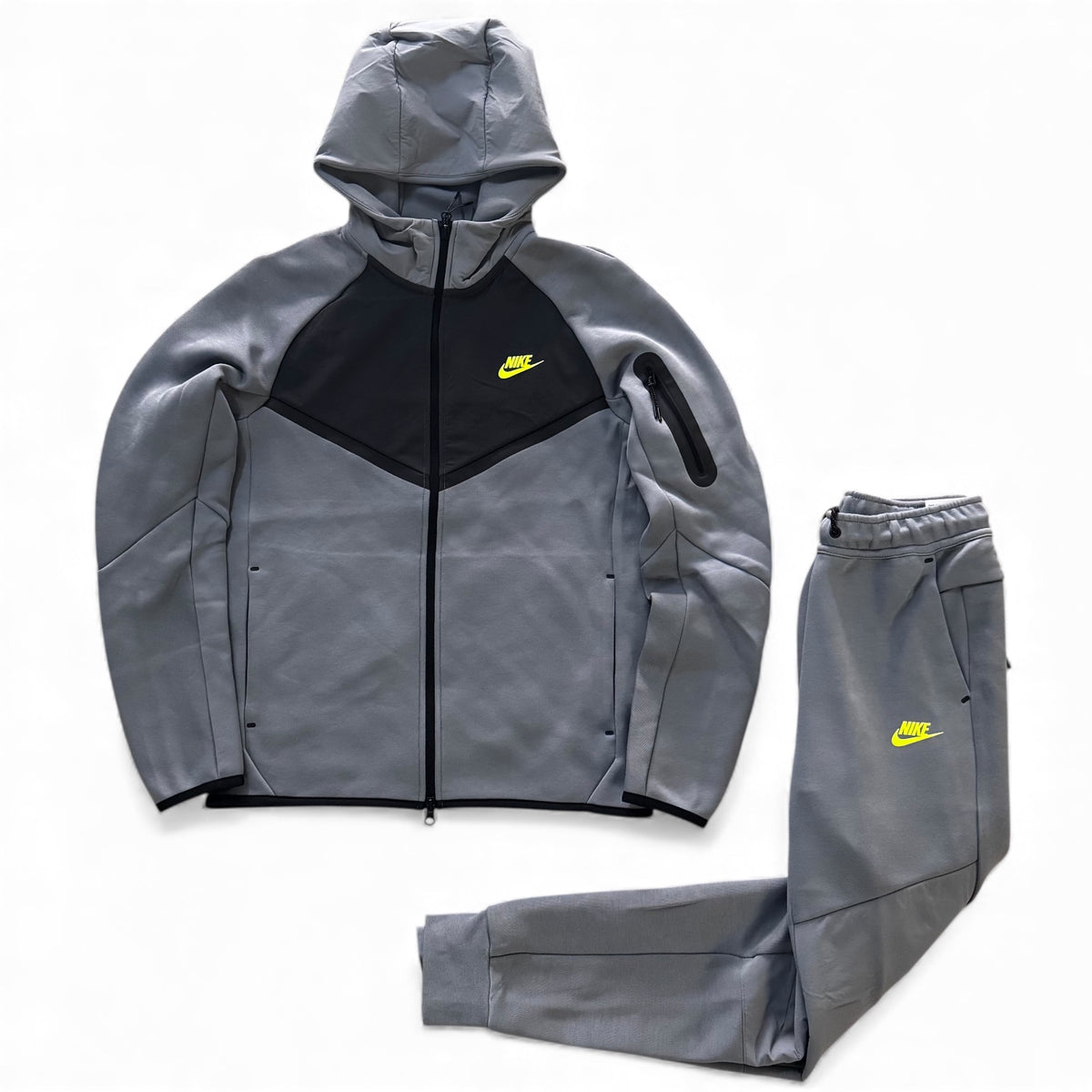 Tuta Nike Tech Felpata Grigio Fumo