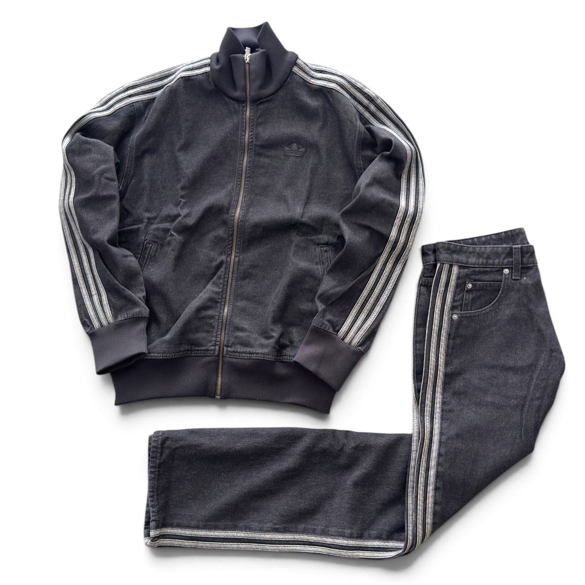Tuta Adidas Denim Nero