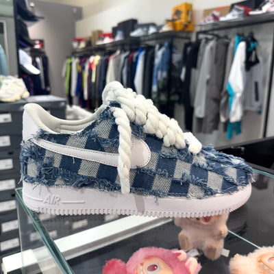 Air Force 1 '07 Low Sky Blue Denim Jacquard