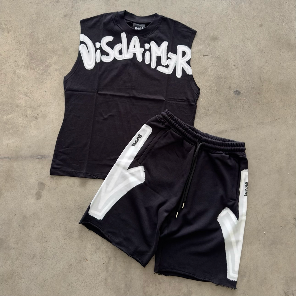Outfit Disclaimer Smanicato Nero/Bianco 2026