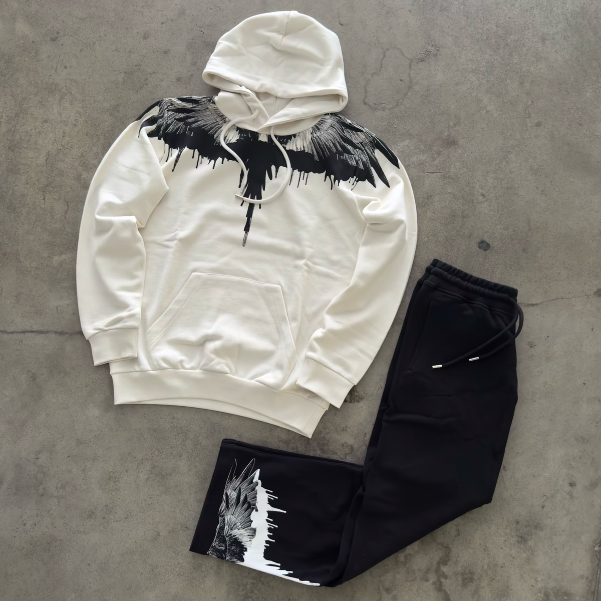 Tuta Marcelo Burlon 2027 Bianco/Nero 081