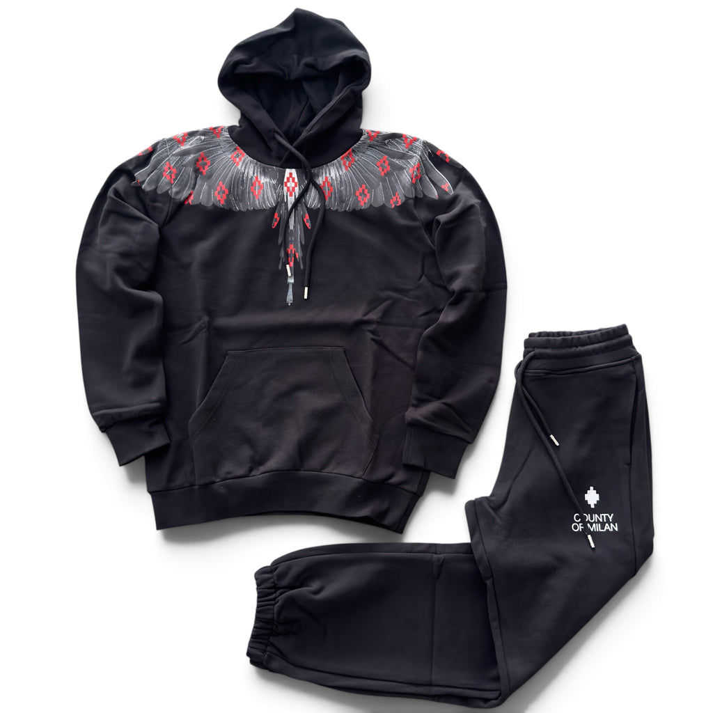 Tuta Marcelo Burlon 2027 Nero 067