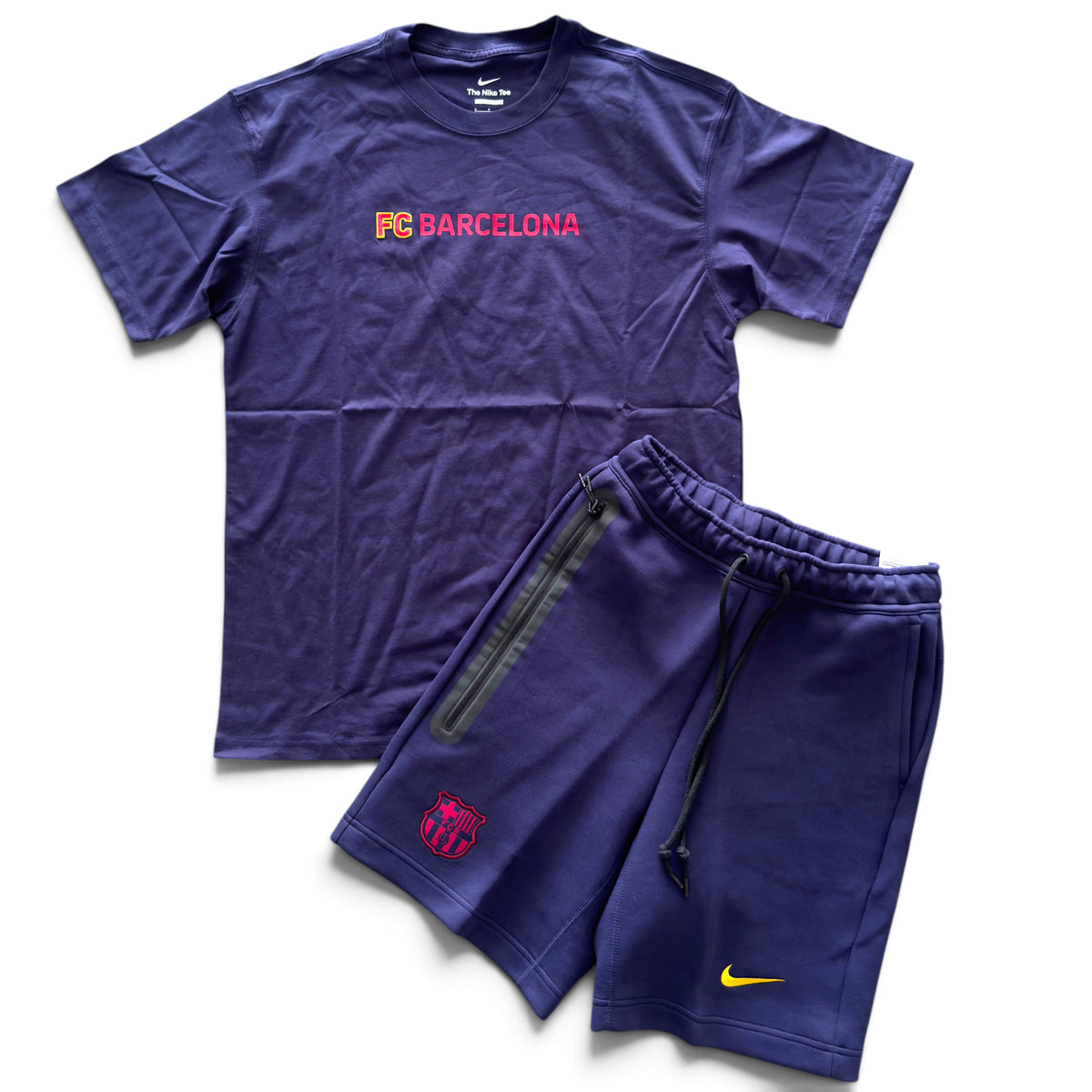 Outfit Nike Barcellona Blu Tech