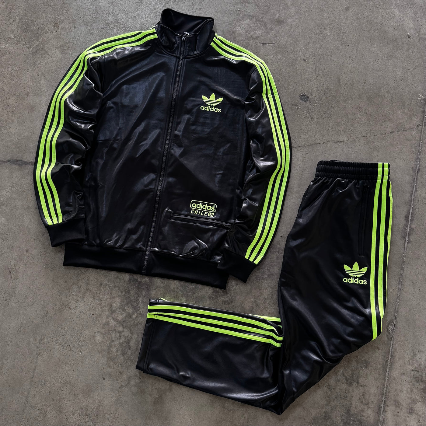 Tuta Adidas Chile 62 Nero/Verde