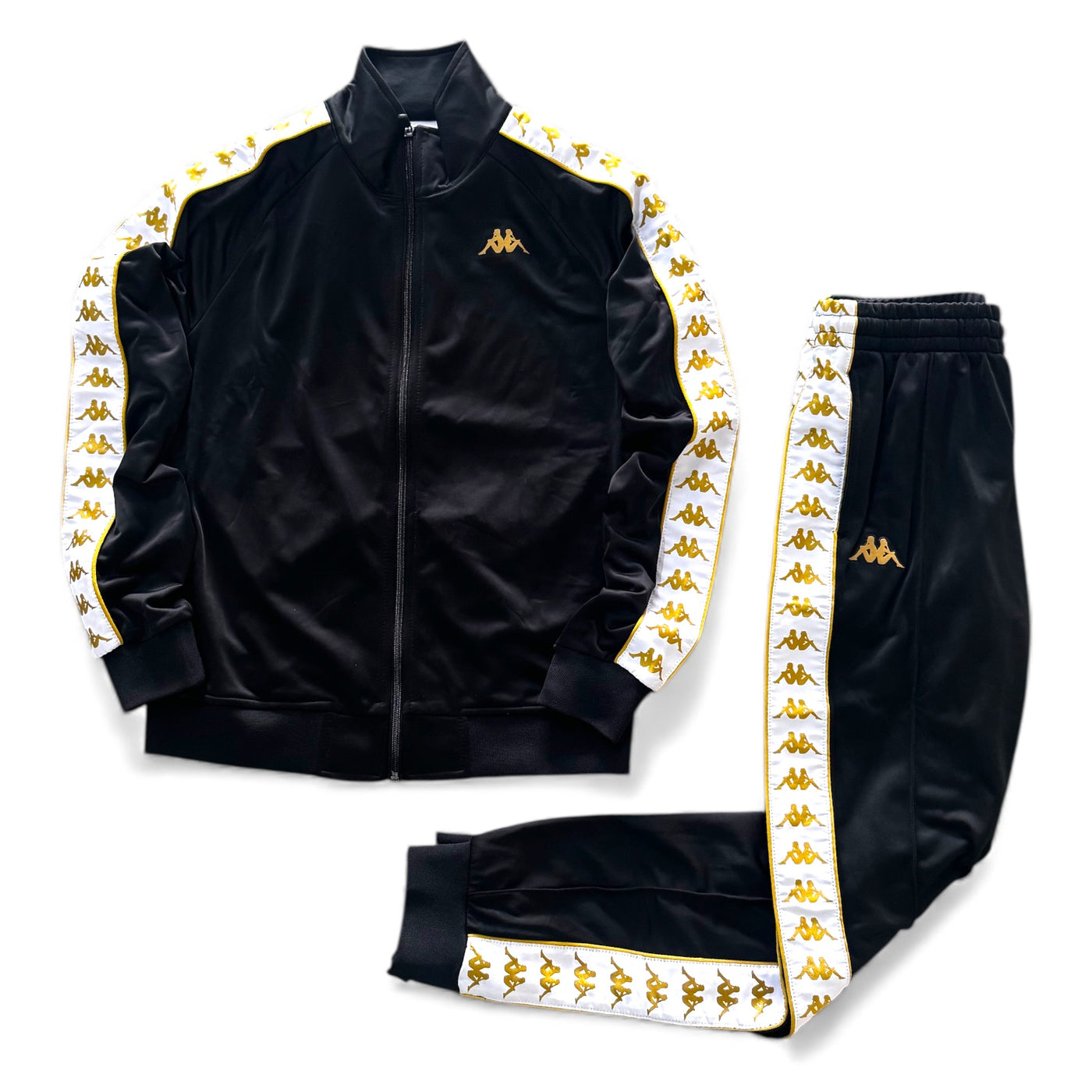 Tuta Kappa Anniston Nero/Giallo Gold