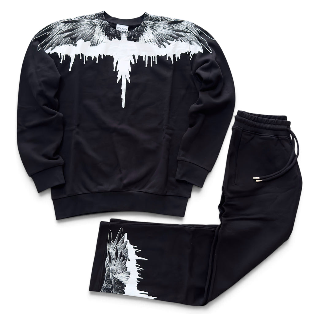 Tuta Marcelo Burlon 2027 Nero 082