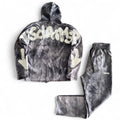 Tuta Disclaimer con Cappuccio Tie-Dye Piombo 2026