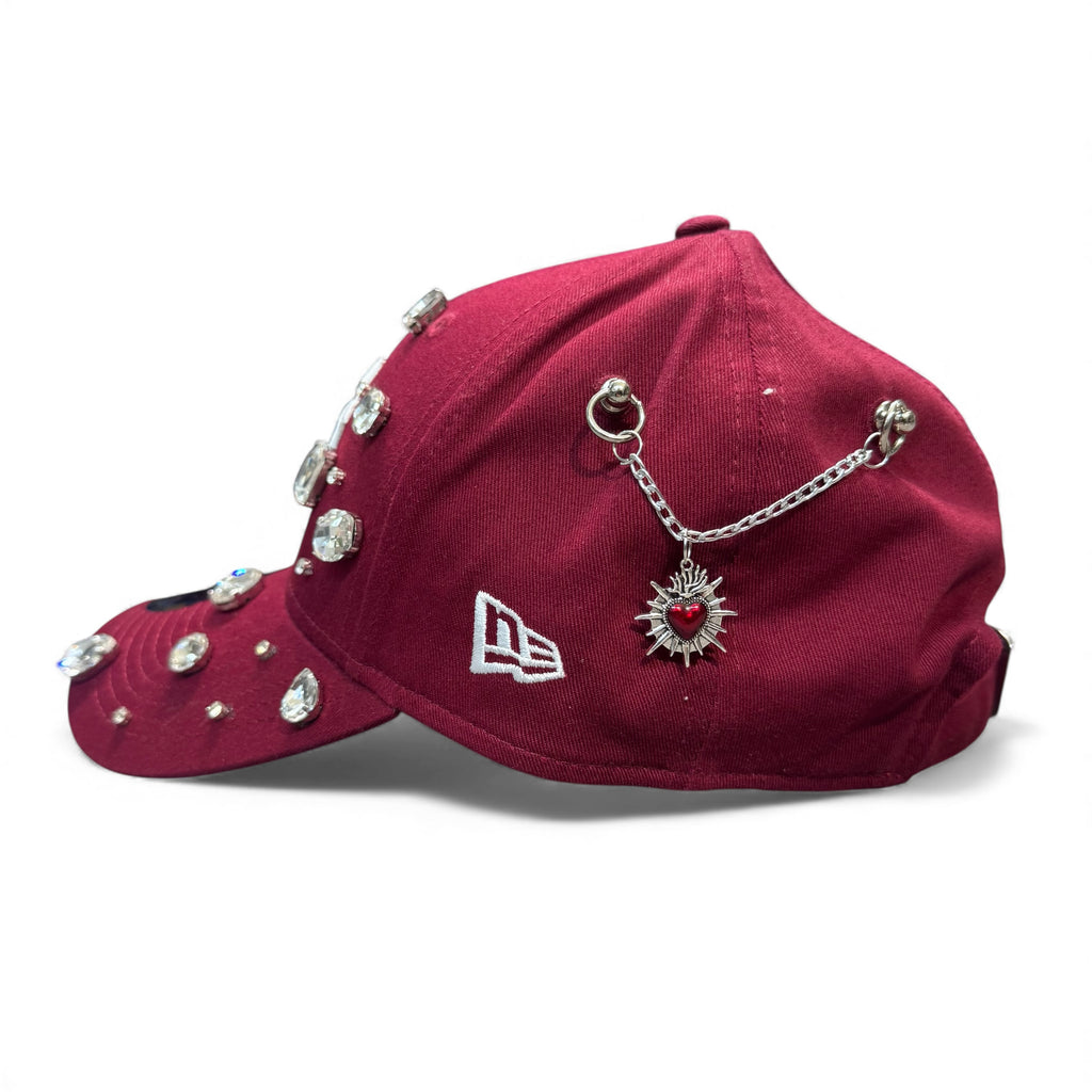 Cappellino New Era NY Custom Bordeaux