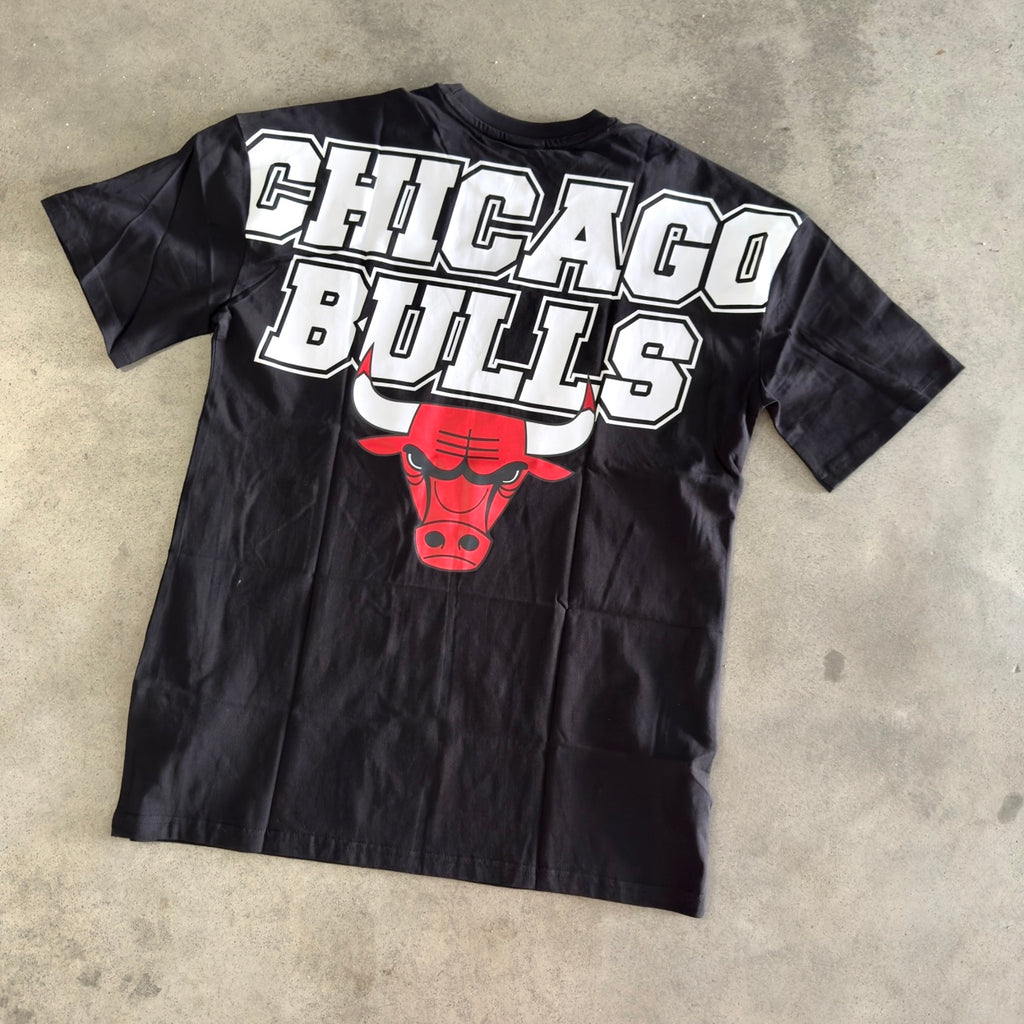 T-Shirt New Era Chicago Bulls Nero