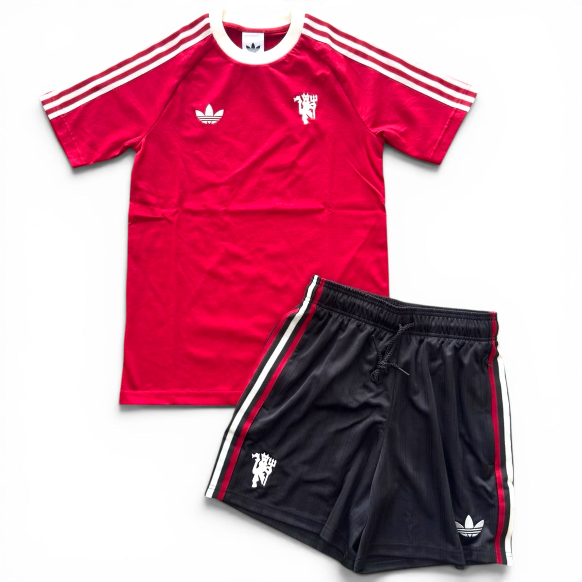 Outfit Adidas Manchester United Rosso/Nero