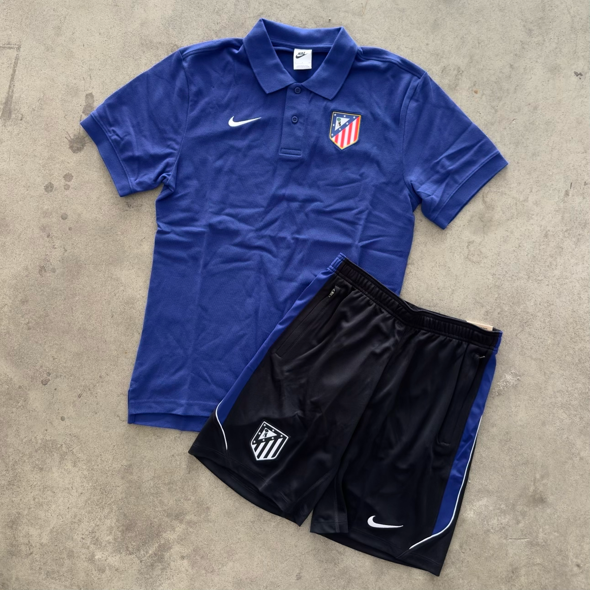 Outfit Nike Atletico Madrid Polo Royal