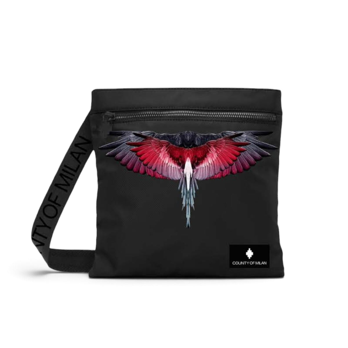 Tracolla Marcelo Burlon Nero/Rosso 138