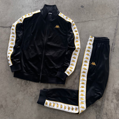 Tuta Kappa Anniston Nero/Giallo Gold