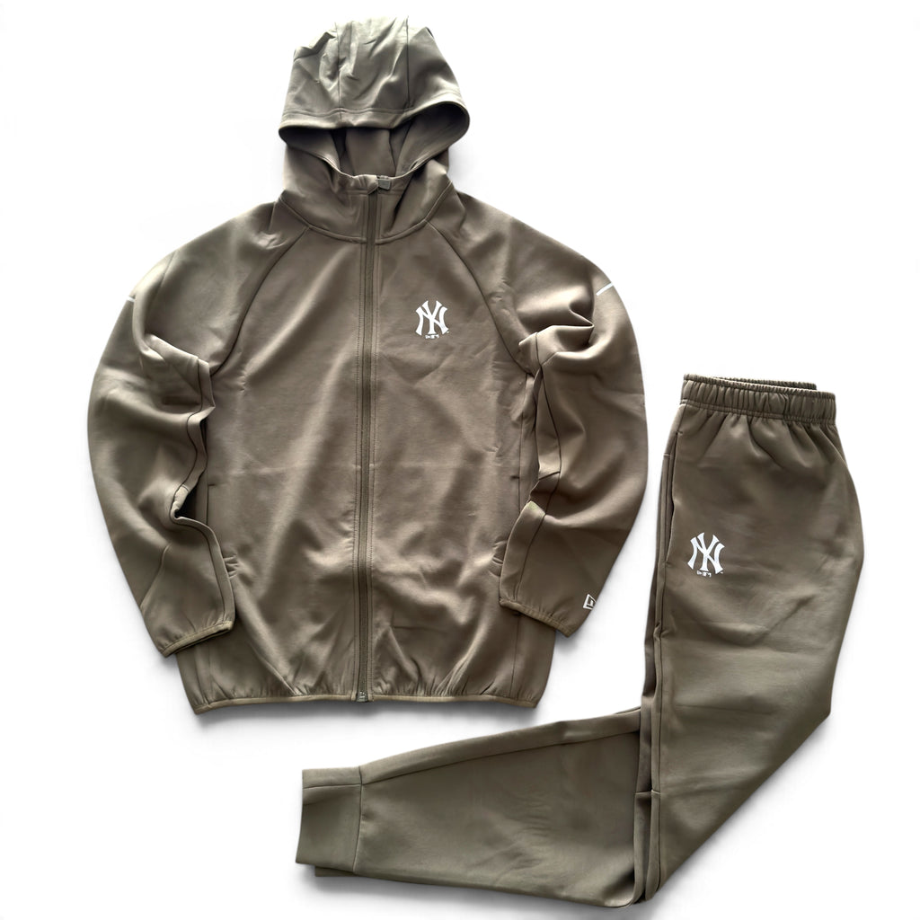 Tuta New Era NY Verde Cotone Felpato