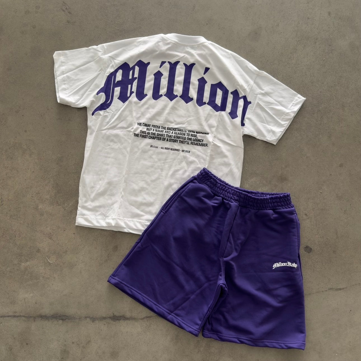 Outfit Million Origin Bianco/Viola