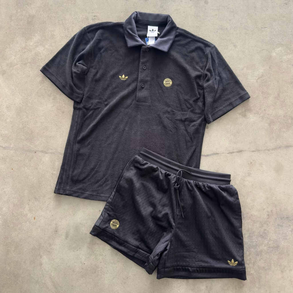 Outfit Adidas Bayern Polo Nero