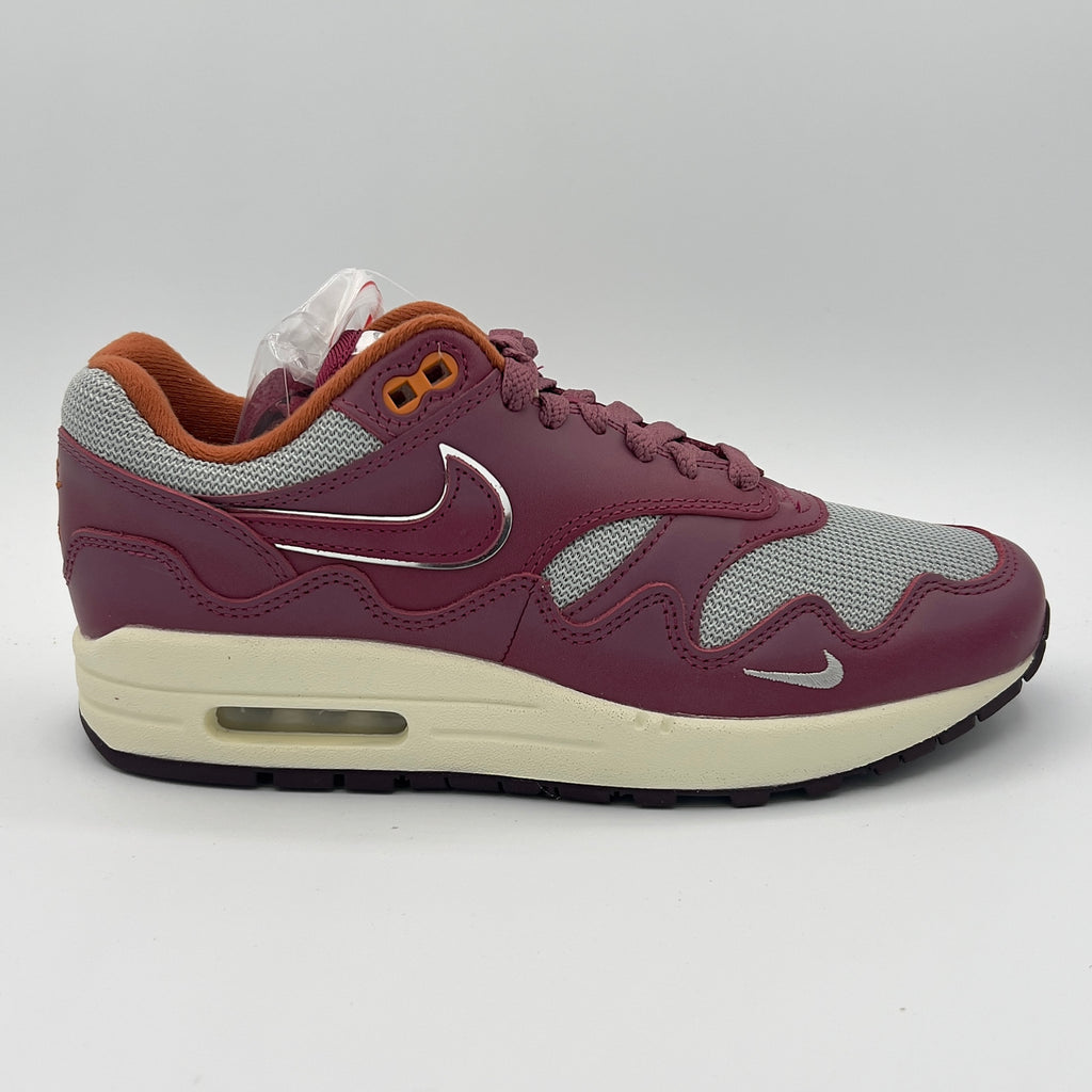 Air Max 1 Patta Waves Rush Maroon