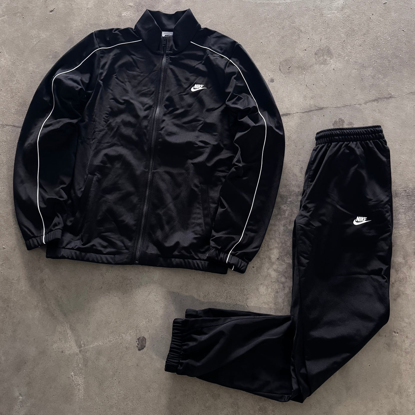 Tuta Nike Club Felpato Nero