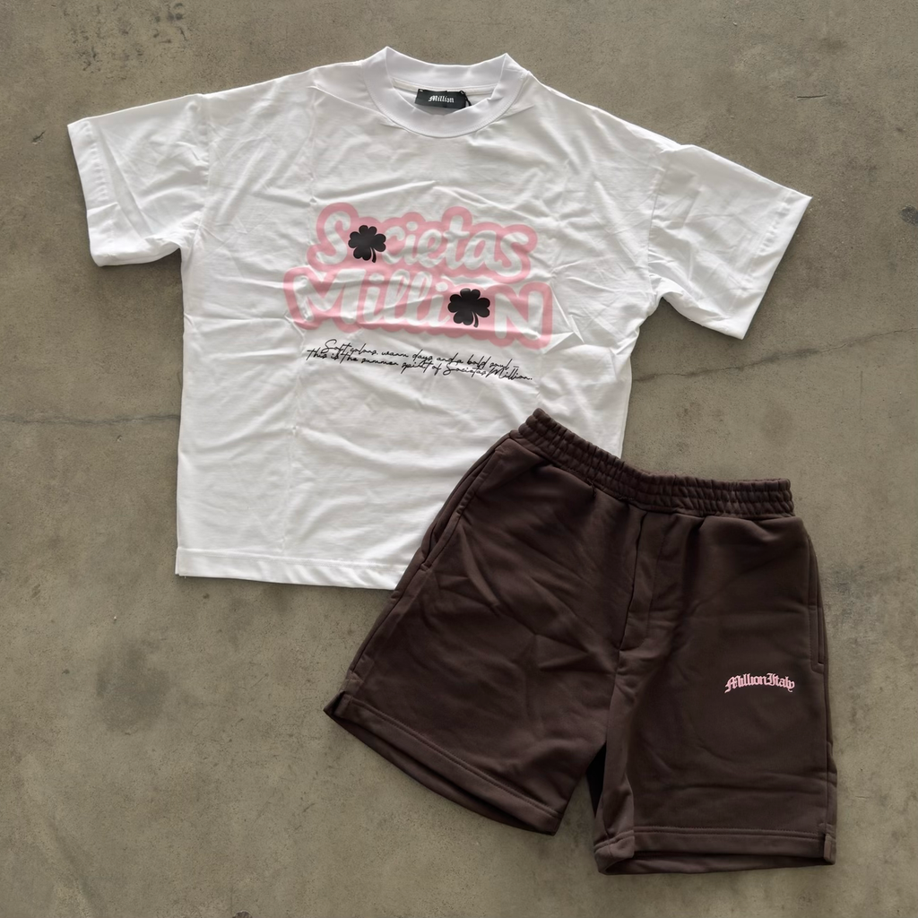 Outfit Million Societas Bianco/Marrone