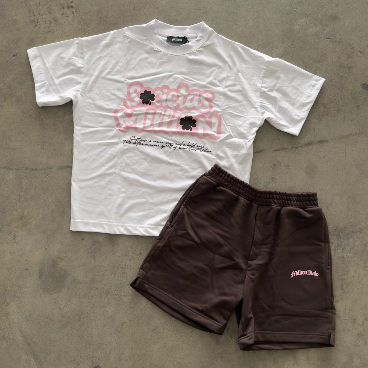 Outfit Million Societas Bianco/Marrone
