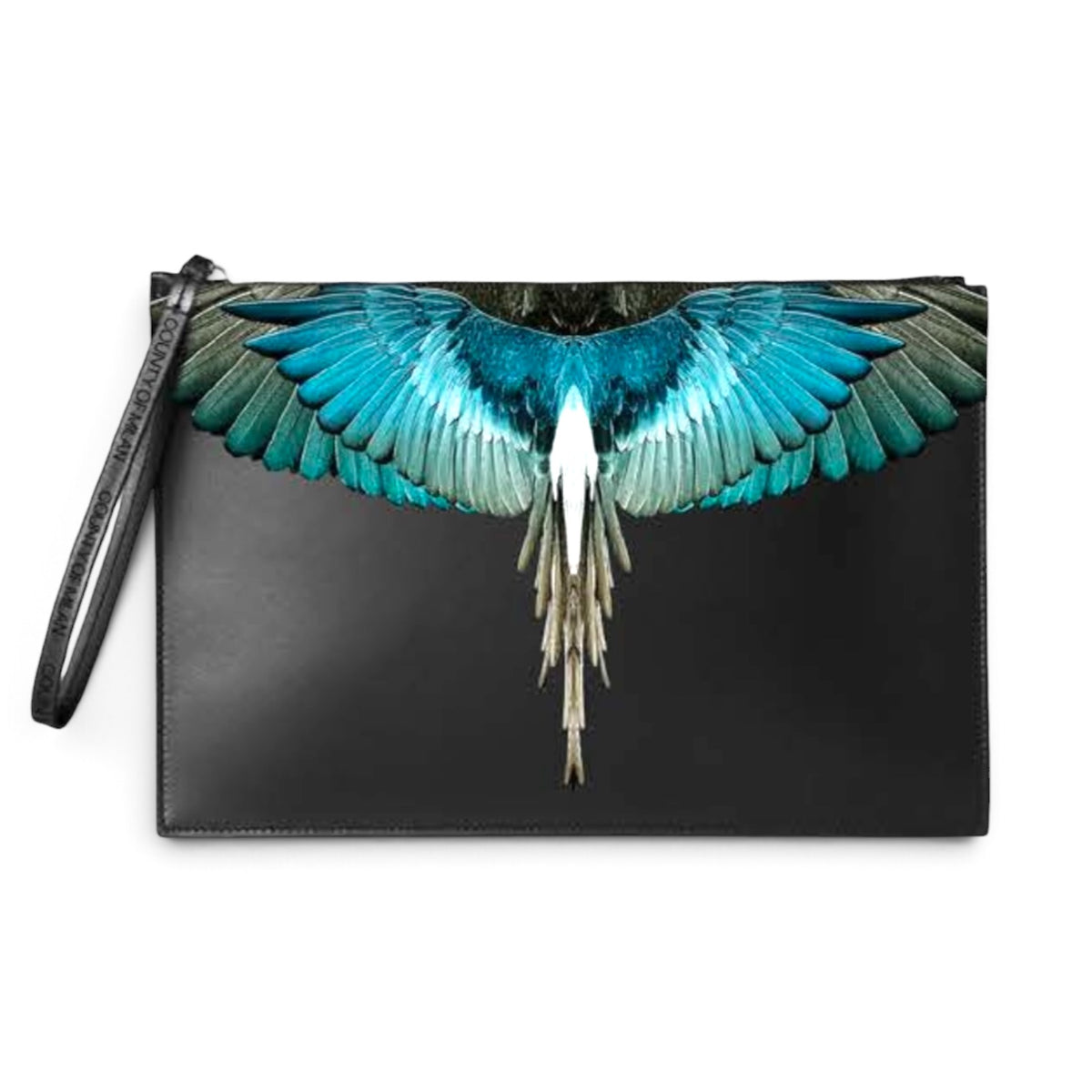 Pochette Marcelo Burlon Nero/Turchese 006