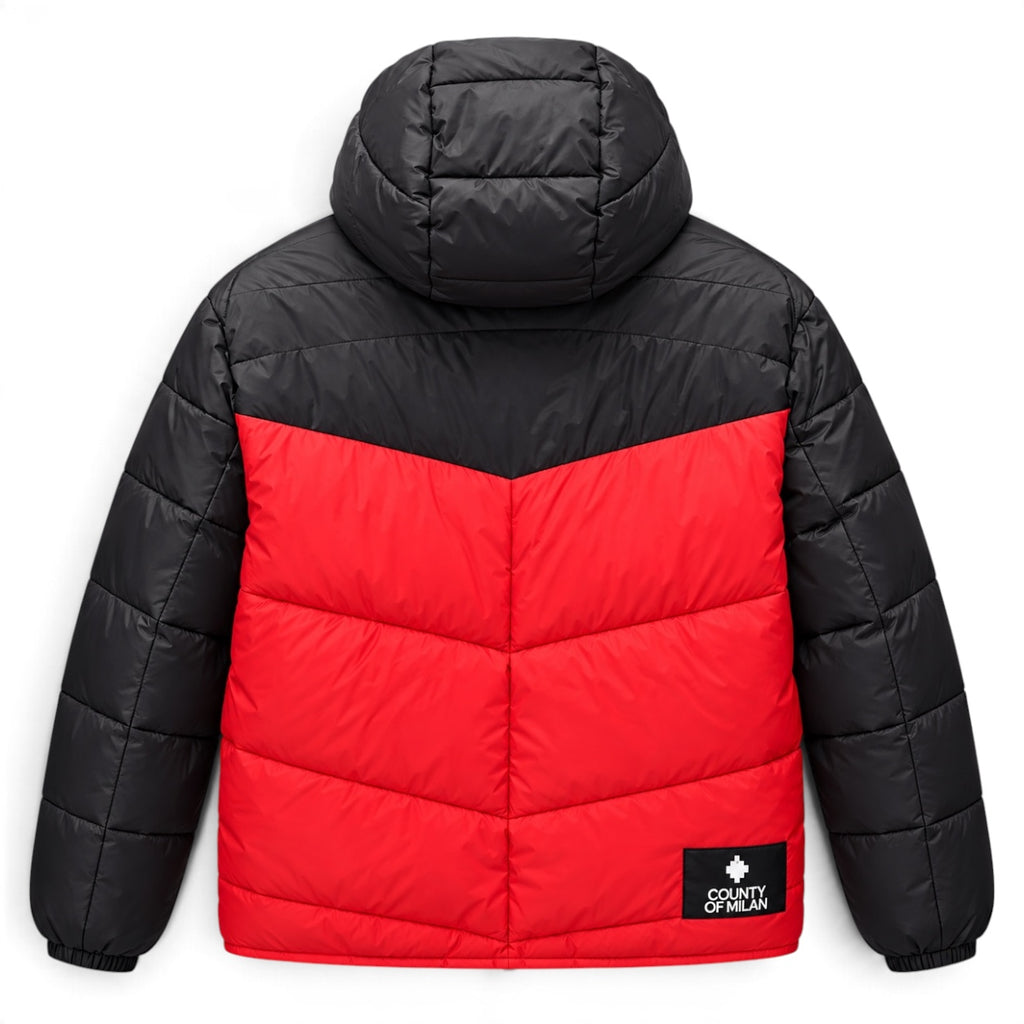 Bomber Marcelo Burlon Nero/Rosso 002