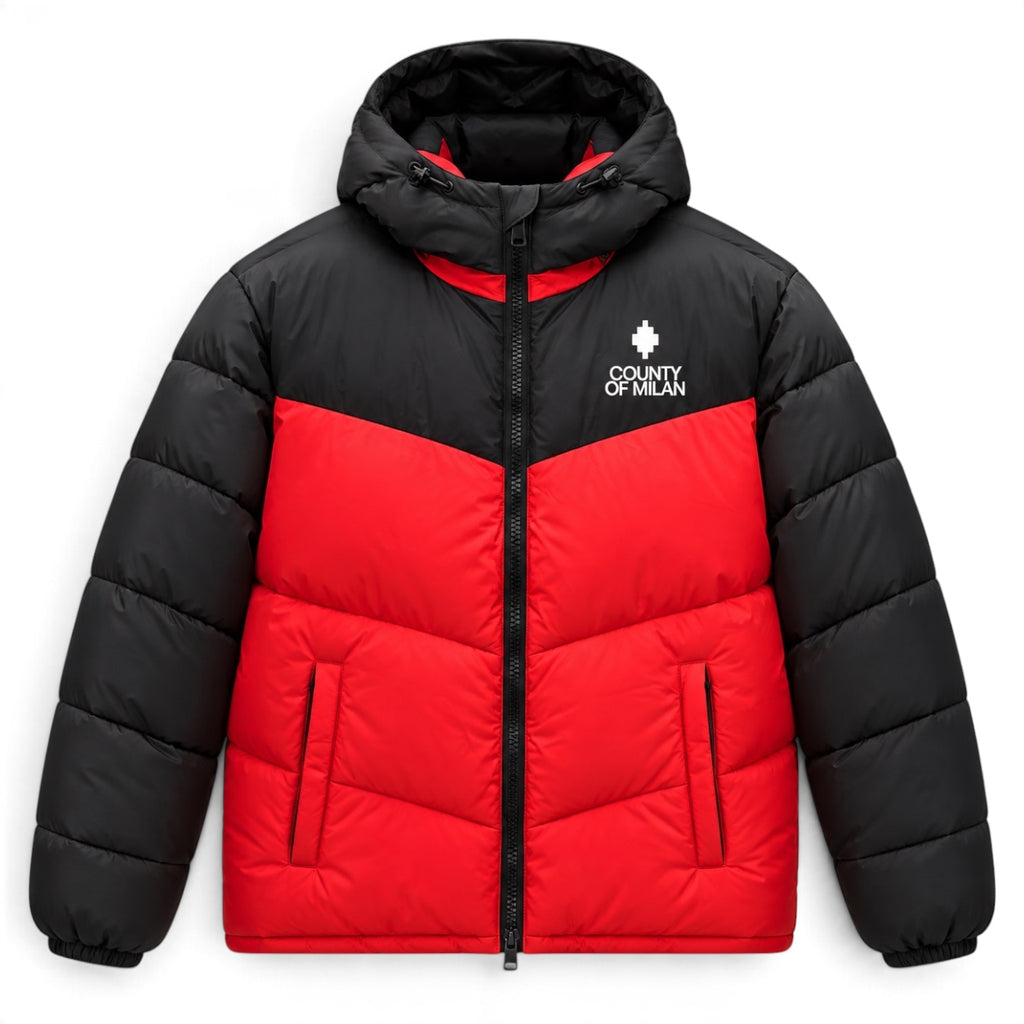 Bomber Marcelo Burlon Nero/Rosso 002