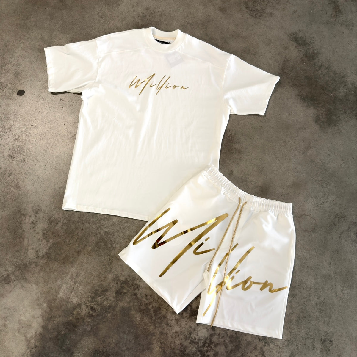 Outfit Million Signature Bianco/Oro