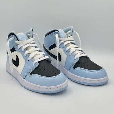 Air Jordan 1 Mid Ice Blue GS