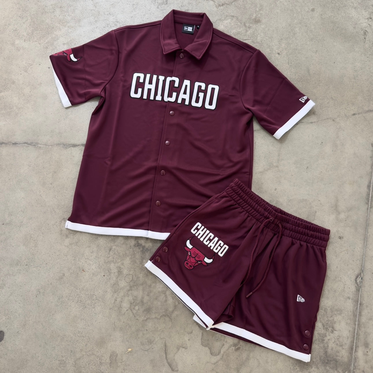 Outfit New Era Chicago Bulls Camicia