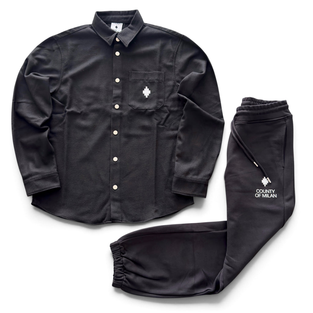 Tuta Marcelo Burlon con Camicia 2027 Nero 110