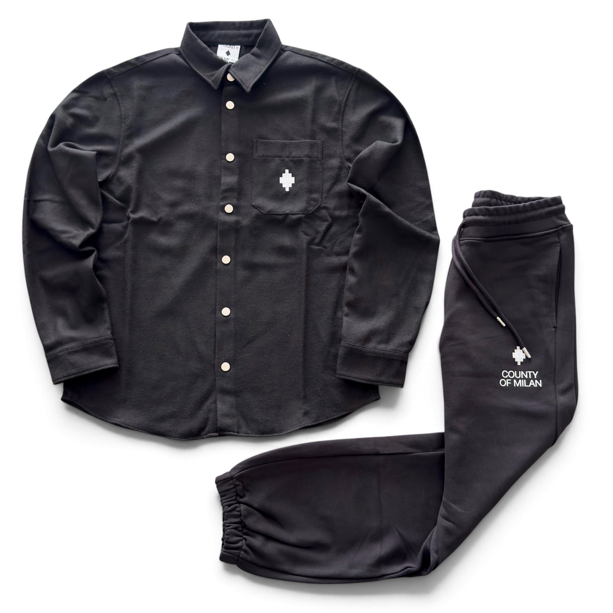 Tuta Marcelo Burlon con Camicia 2027 Nero 110