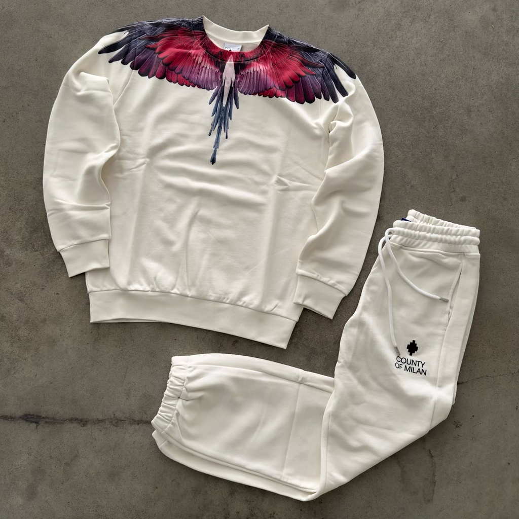 Tuta Marcelo Burlon 2027 Bianco 061