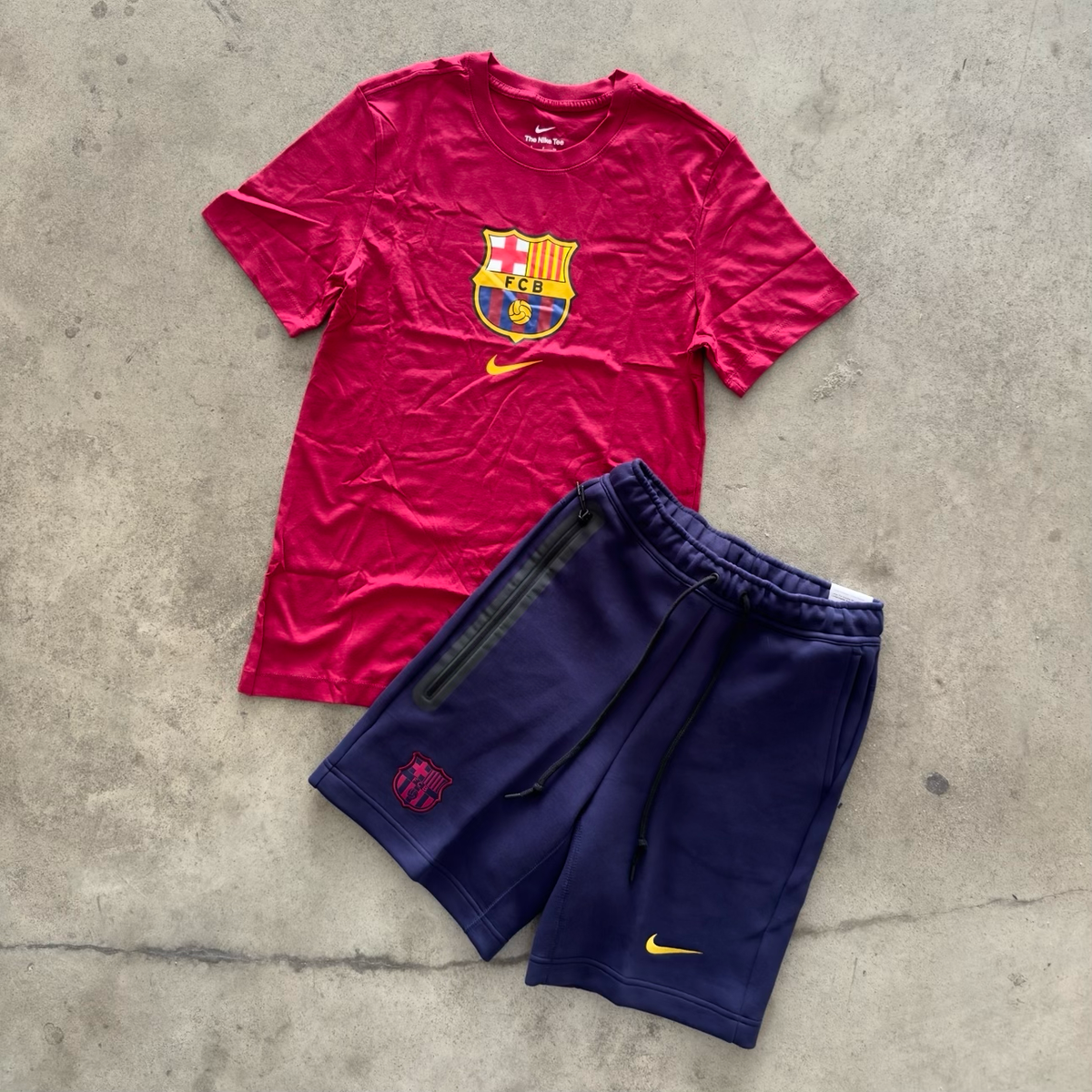 Outfit Nike Barcellona Rosso Tech