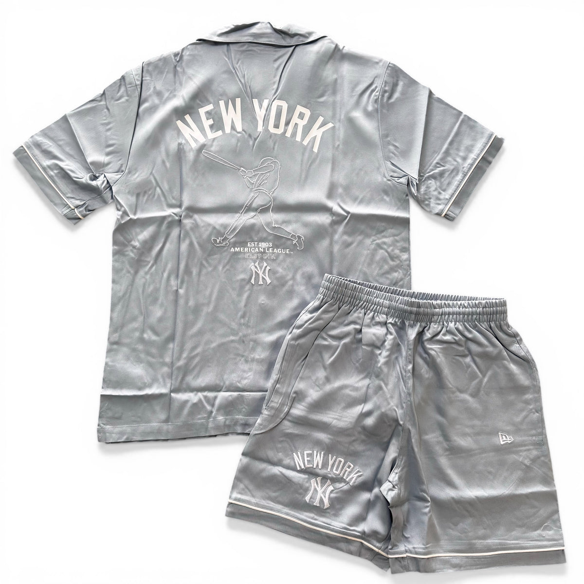 Outfit New Era NY Camicia Azzurro