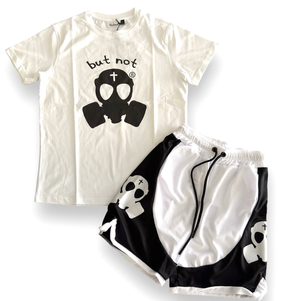 Outfit But Not Logo Basket Bianco