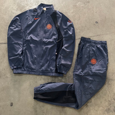 Tuta Nike T90 Inter con Zip Blu