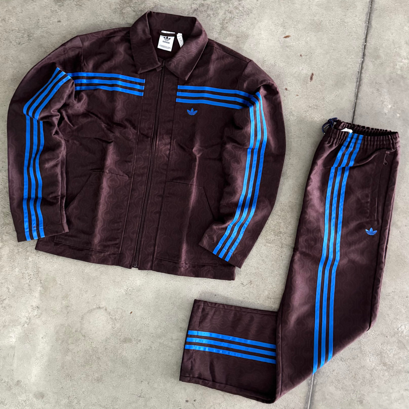 Tuta Adidas Marrone 70s Club