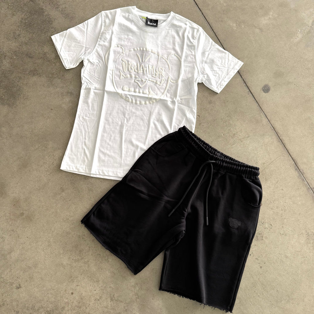 Outfit Disclaimer Bianco/Nero