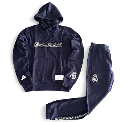 Tuta Adidas Real Madrid Blu in Cotone