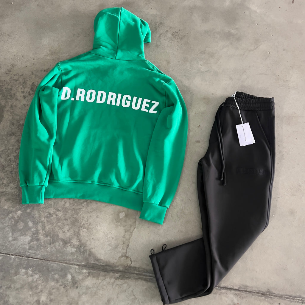 Tuta Diego Rodriguez Felpata Verde/Nero