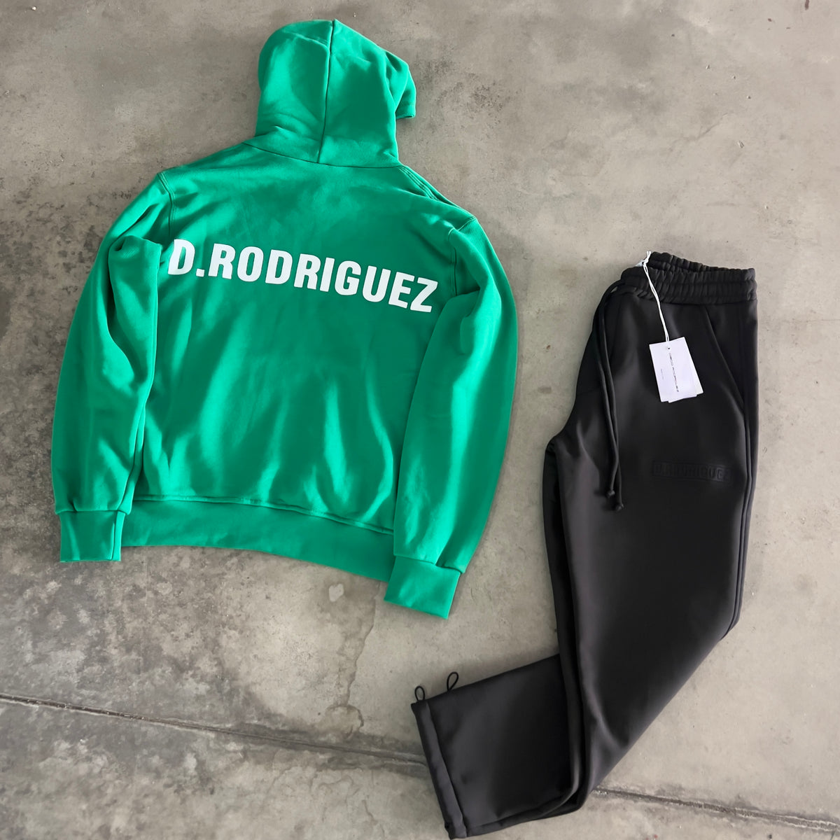 Tuta Diego Rodriguez Felpata Verde/Nero