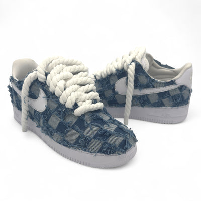 Air Force 1 '07 Low Sky Blue Denim Jacquard