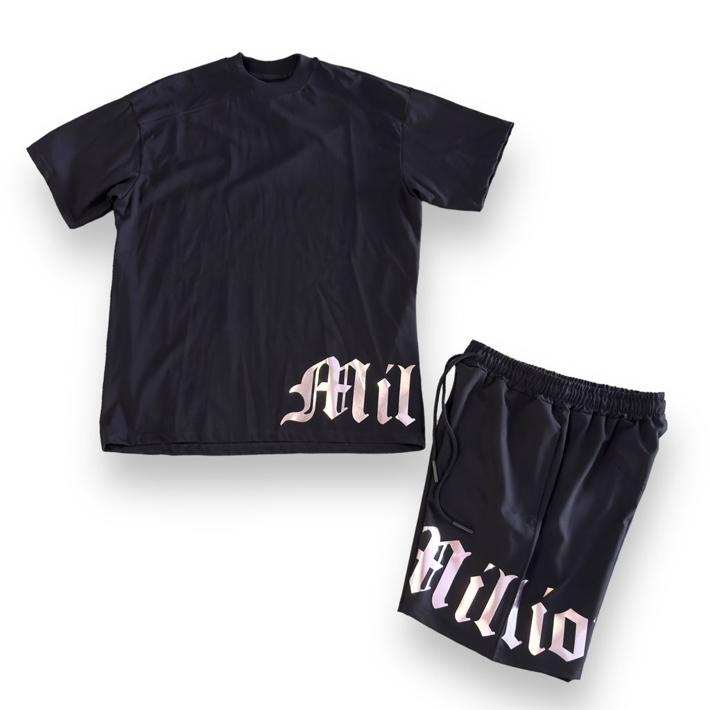 Outfit Million Rainbow Nero Rosé